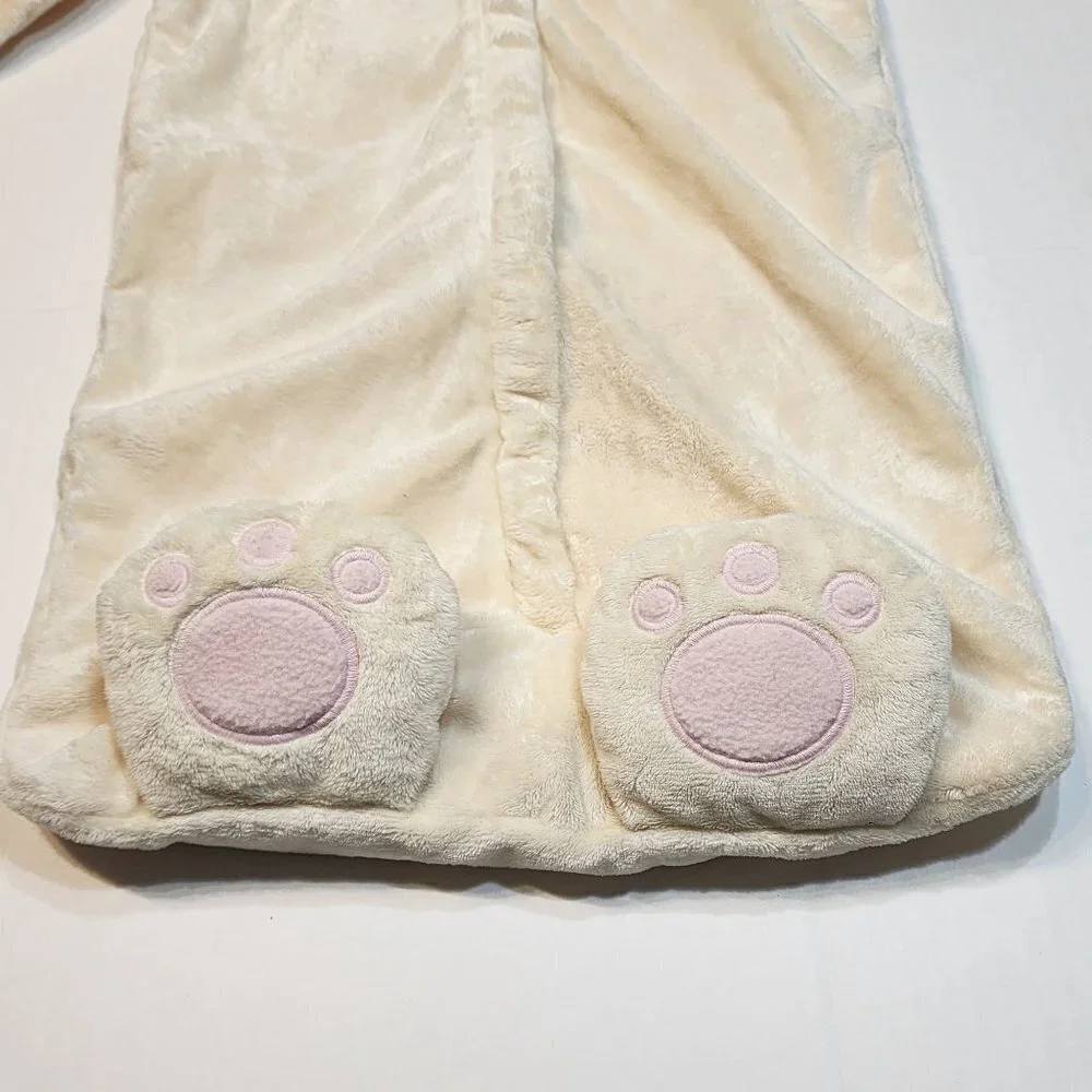 Gymboree baby girl bunny bunting size 0-6 months sleep sack rabbit ears paws tai